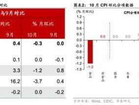 食品及油价下行拖累价格指标 10月通胀数据点评