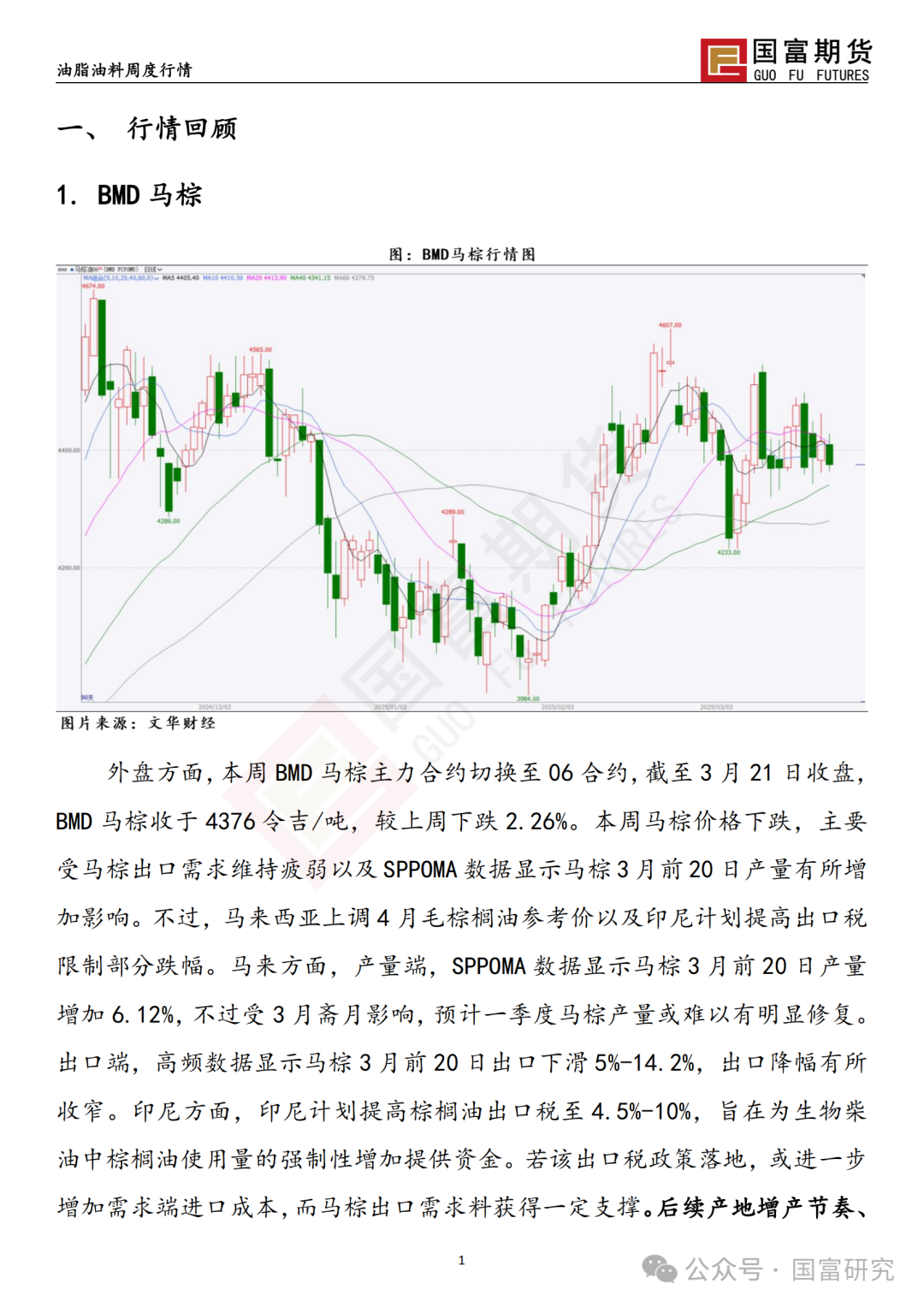 【国富棕榈油研究周报】多空因素交织，棕榈油宽幅震荡